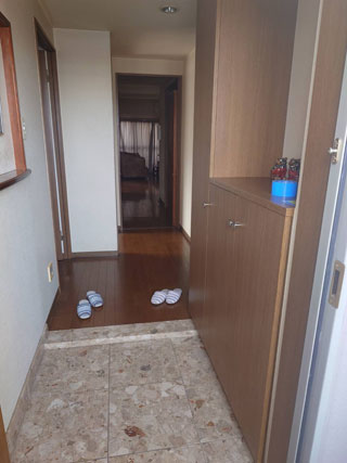 玄関のビフォアアフター