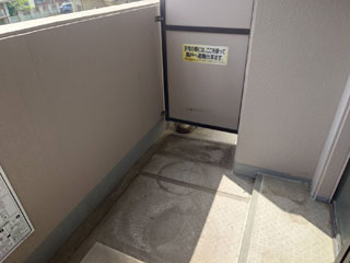 ベランダのビフォアアフター