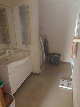 洗面のビフォアアフター