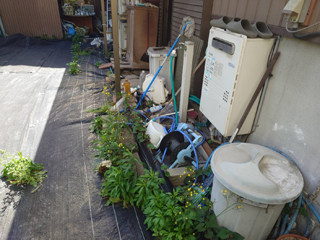 家の外周のビフォアアフター