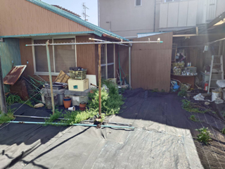 庭と離れのビフォアアフター