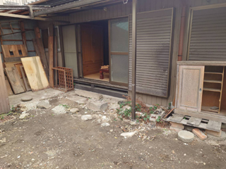 家の外周のビフォアアフター