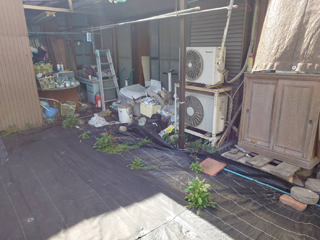 家の外周のビフォアアフター