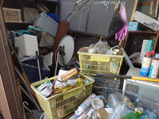 外収納のビフォアアフター