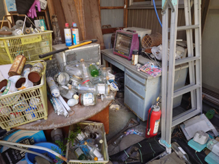 外収納のビフォアアフター