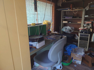 離れ入口のビフォアアフター