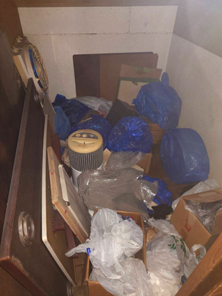 2階収納のビフォアアフター