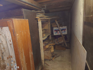 床下収納のビフォア