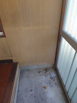 離れ玄関のアフター