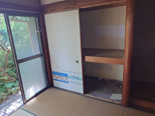 部屋３押し入れのアフター