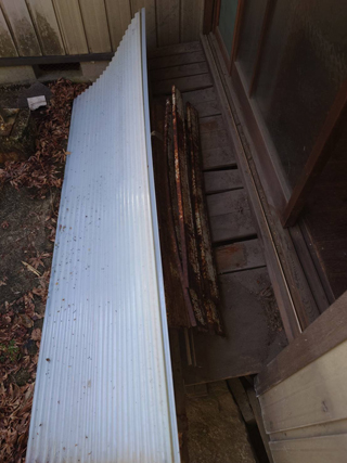 離れ外周のビフォア