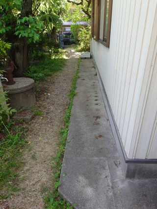 家の外周のアフター