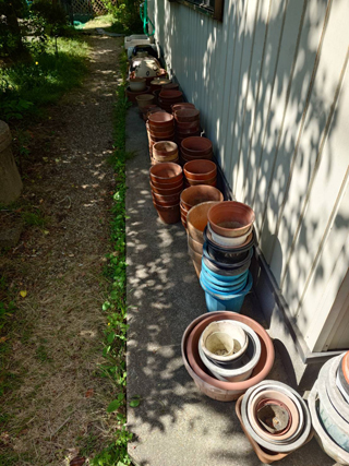 家の外周のビフォア