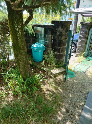 家の外周のビフォア