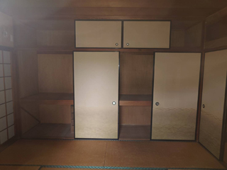 部屋３押し入れのアフター