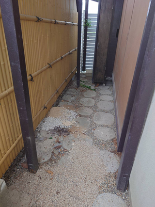 家の外周のアフター