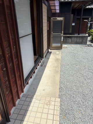 家の外周のアフター