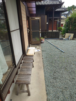 家の外周のビフォア