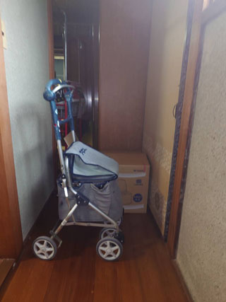 2階廊下のビフォアアフター