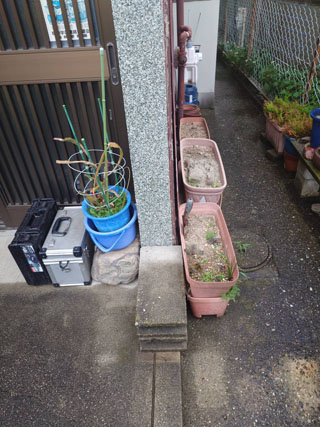 家の外周のビフォアアフター