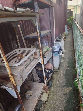 家の外周のビフォアアフター