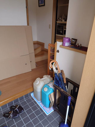 玄関のビフォアアフター
