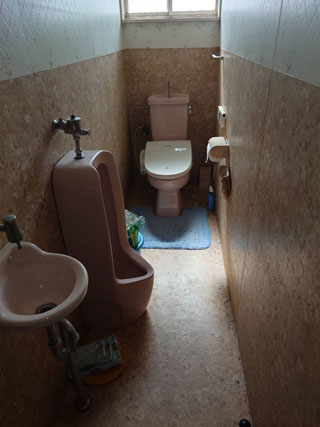 2階トイレのビフォアアフター