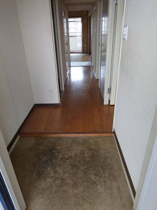 玄関のビフォアアフター