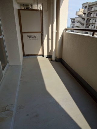 ベランダのビフォアアフター