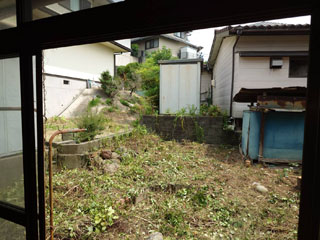 庭のビフォアアフター