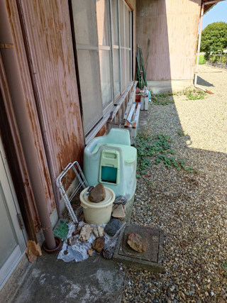 家の外周のビフォアアフター