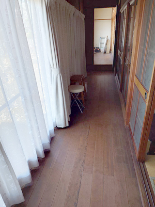 廊下のビフォアアフター