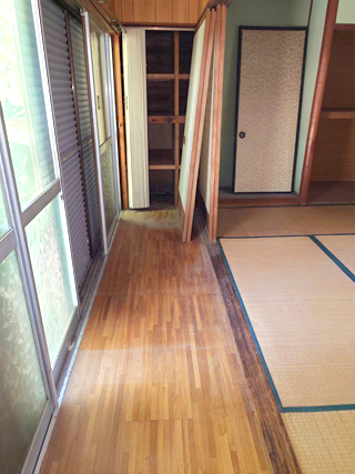 縁側のビフォアアフター