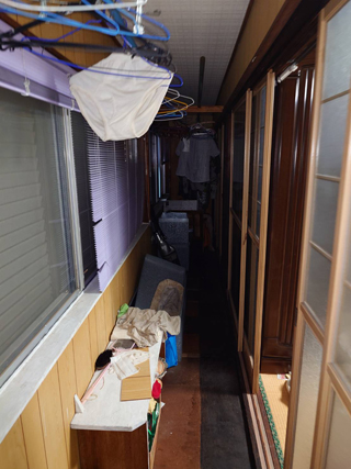 2階廊下のビフォアアフター