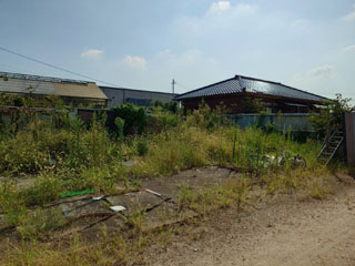 土地右手のビフォアアフター