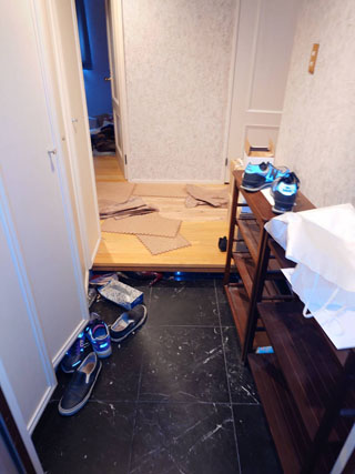 玄関のビフォアアフター