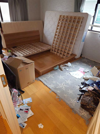 部屋２のビフォアアフター