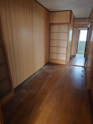 廊下のビフォアアフター