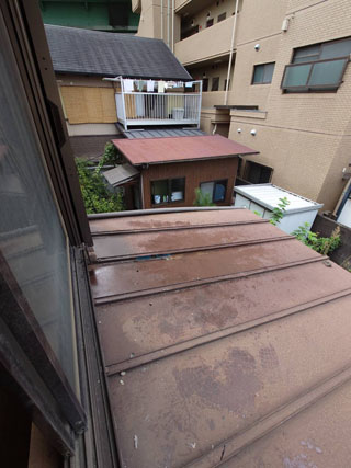 屋根設置エアコンのビフォアアフター